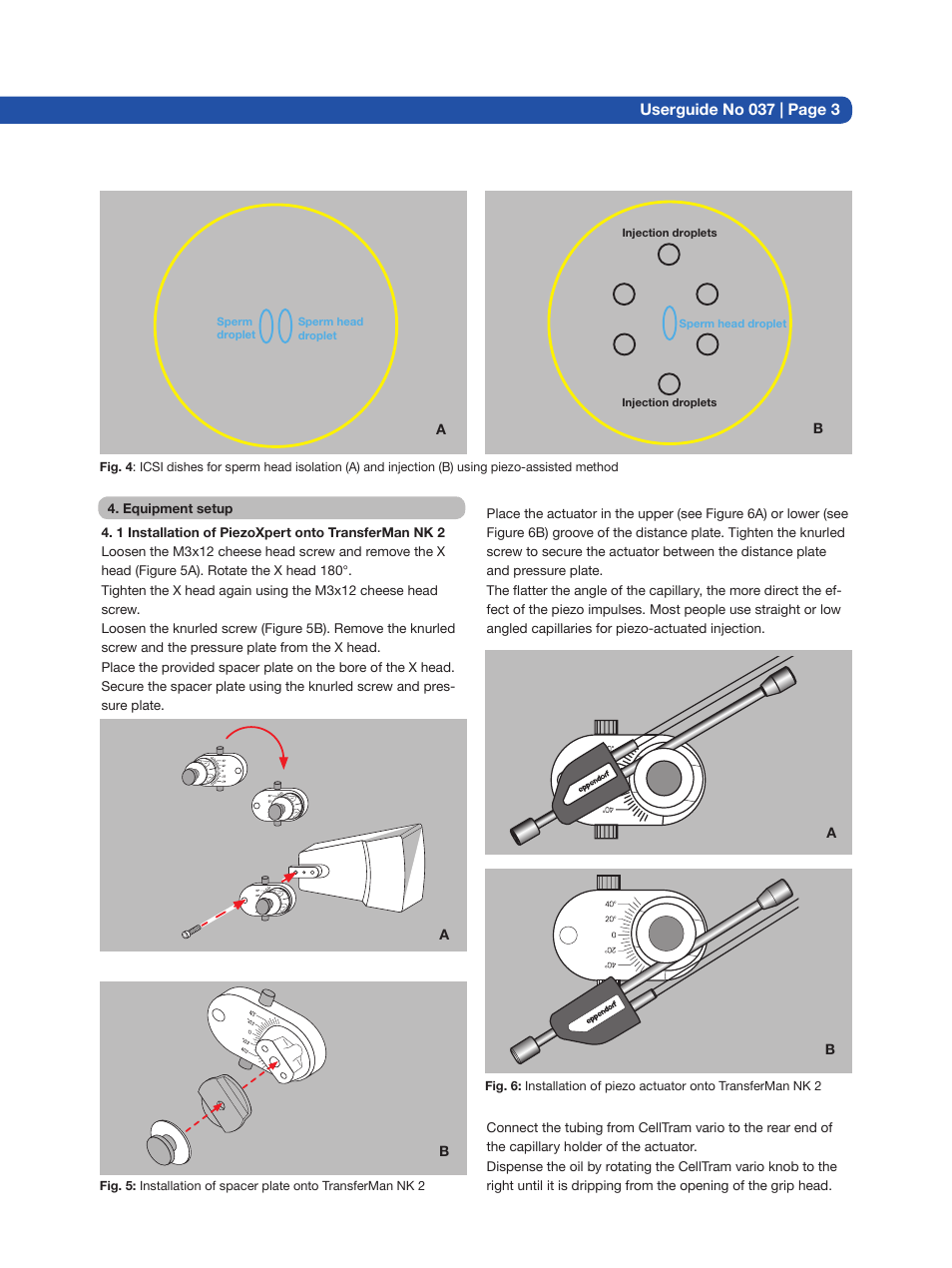 Eppendorf Piezo-actuated Mouse ICSI (intracytoplasmic sperm injection) User Manual | Page 3 / 8