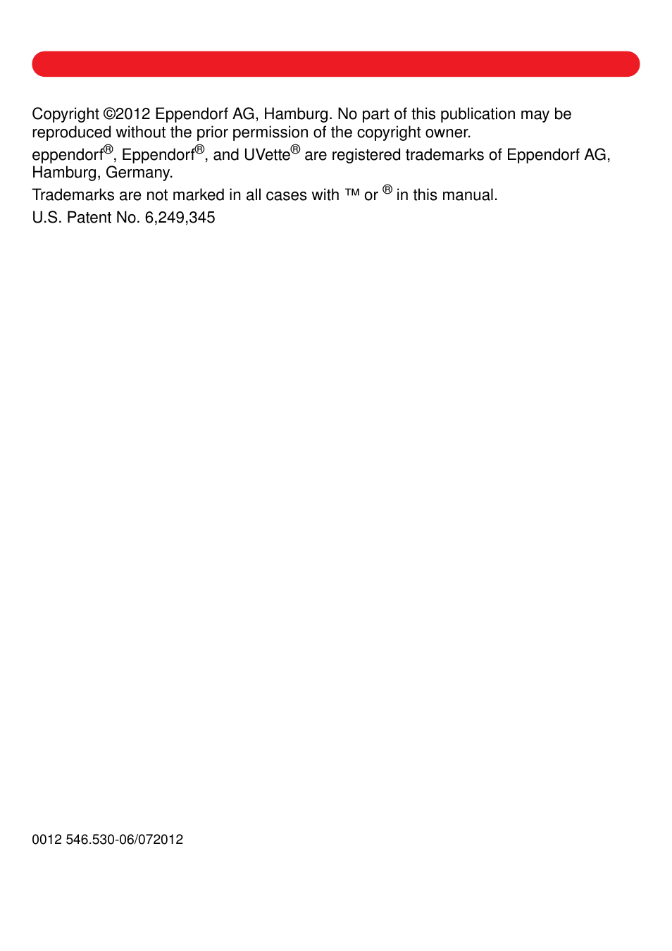 Eppendorf UVette User Manual | Page 2 / 12