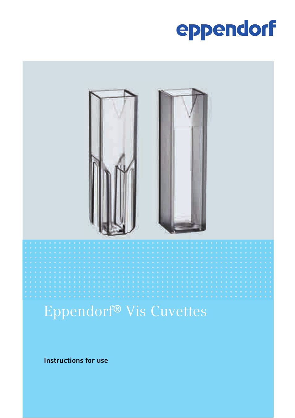 Eppendorf VisCuvettes User Manual | 8 pages