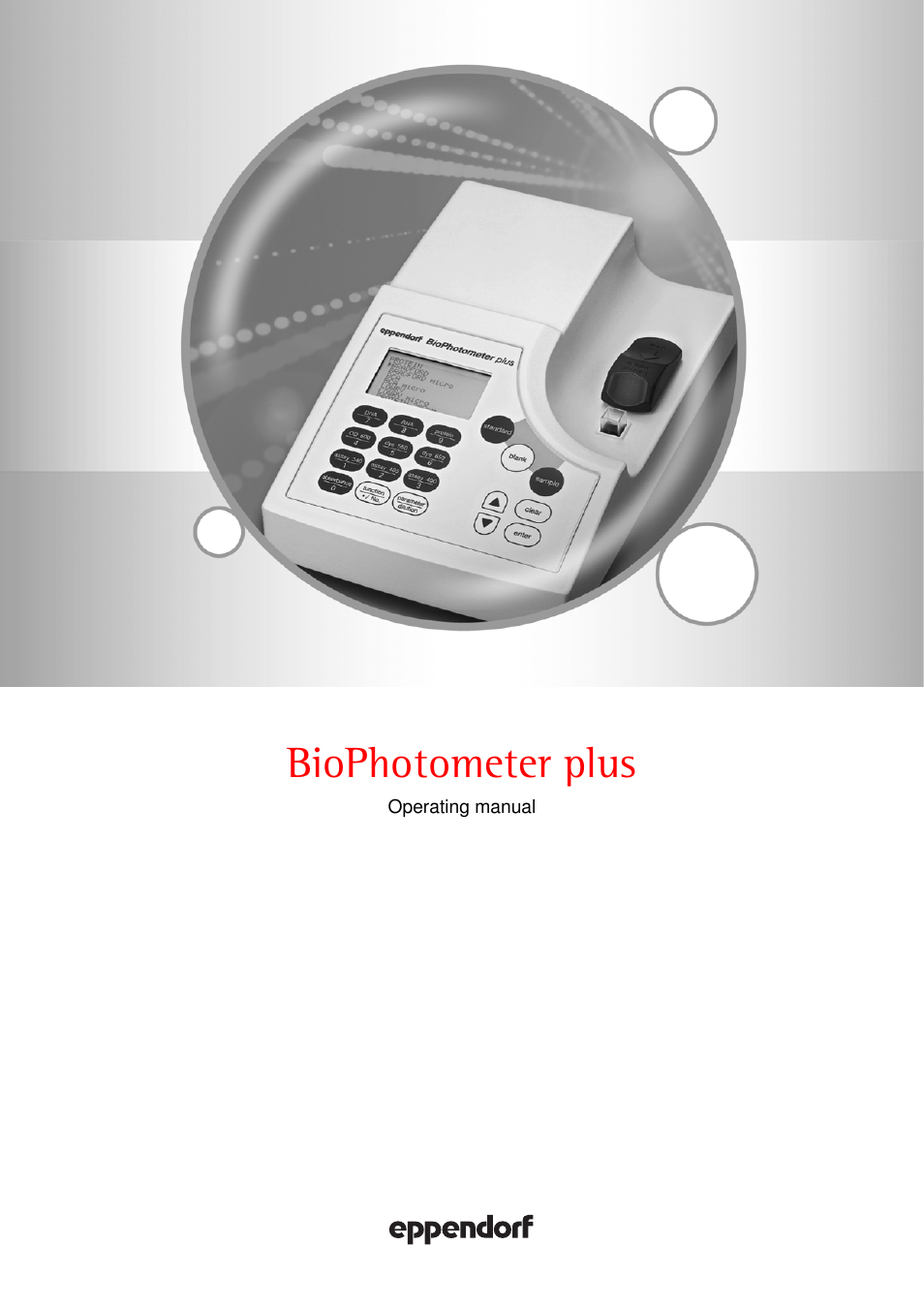 Eppendorf BioPhotometer plus User Manual | 51 pages