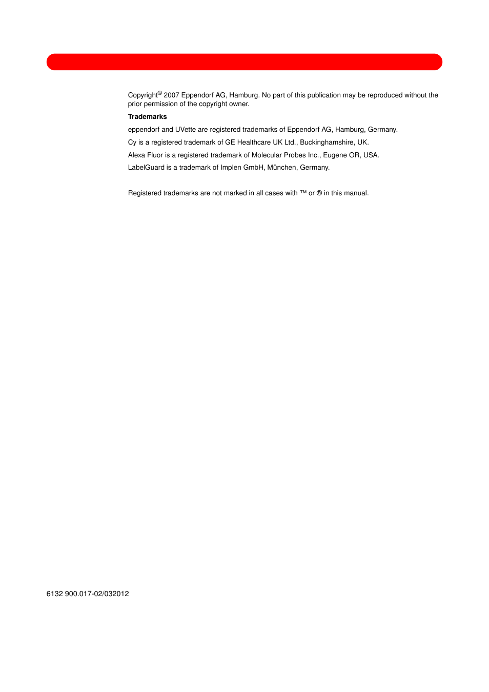 Eppendorf BioPhotometer plus User Manual | Page 2 / 51