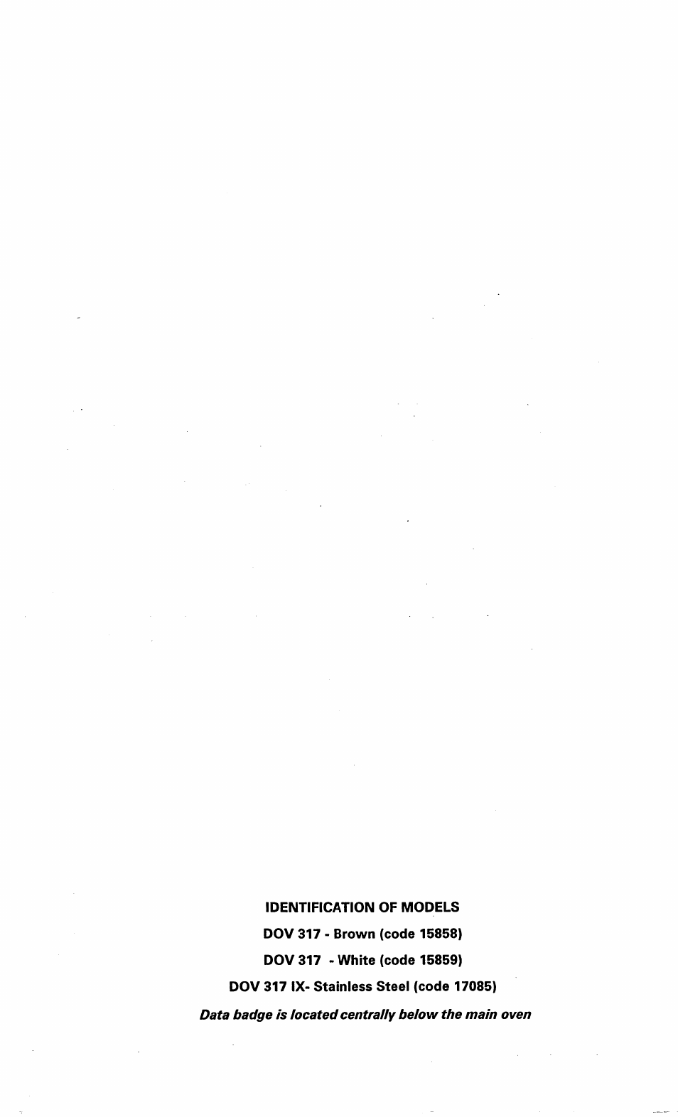 Ariston DOV317 User Manual | Page 2 / 28