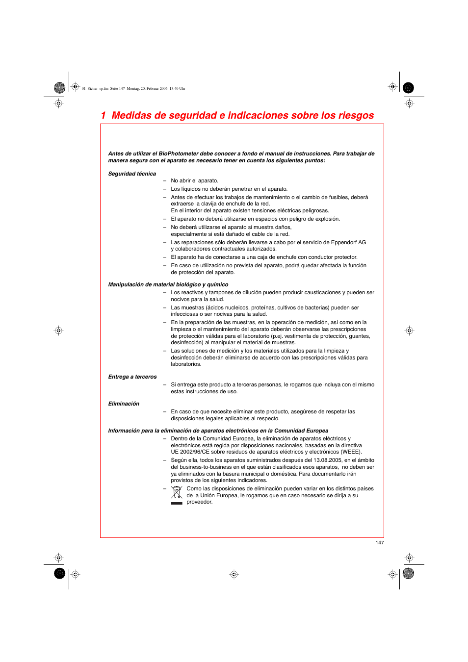 Eppendorf BioPhotometer User Manual | Page 6 / 15