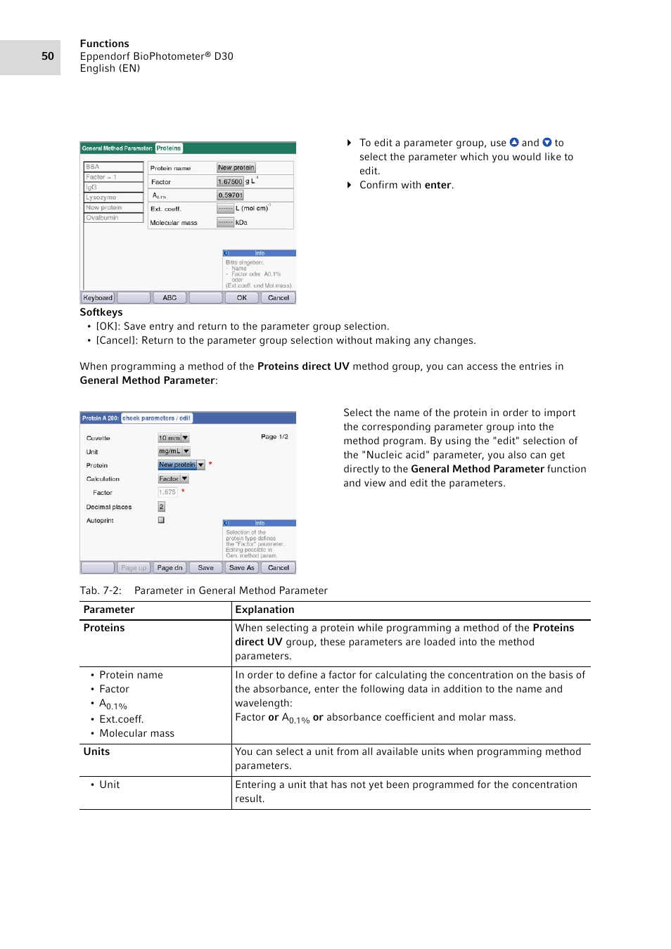 Eppendorf D30 BioPhotometer User Manual | Page 50 / 86