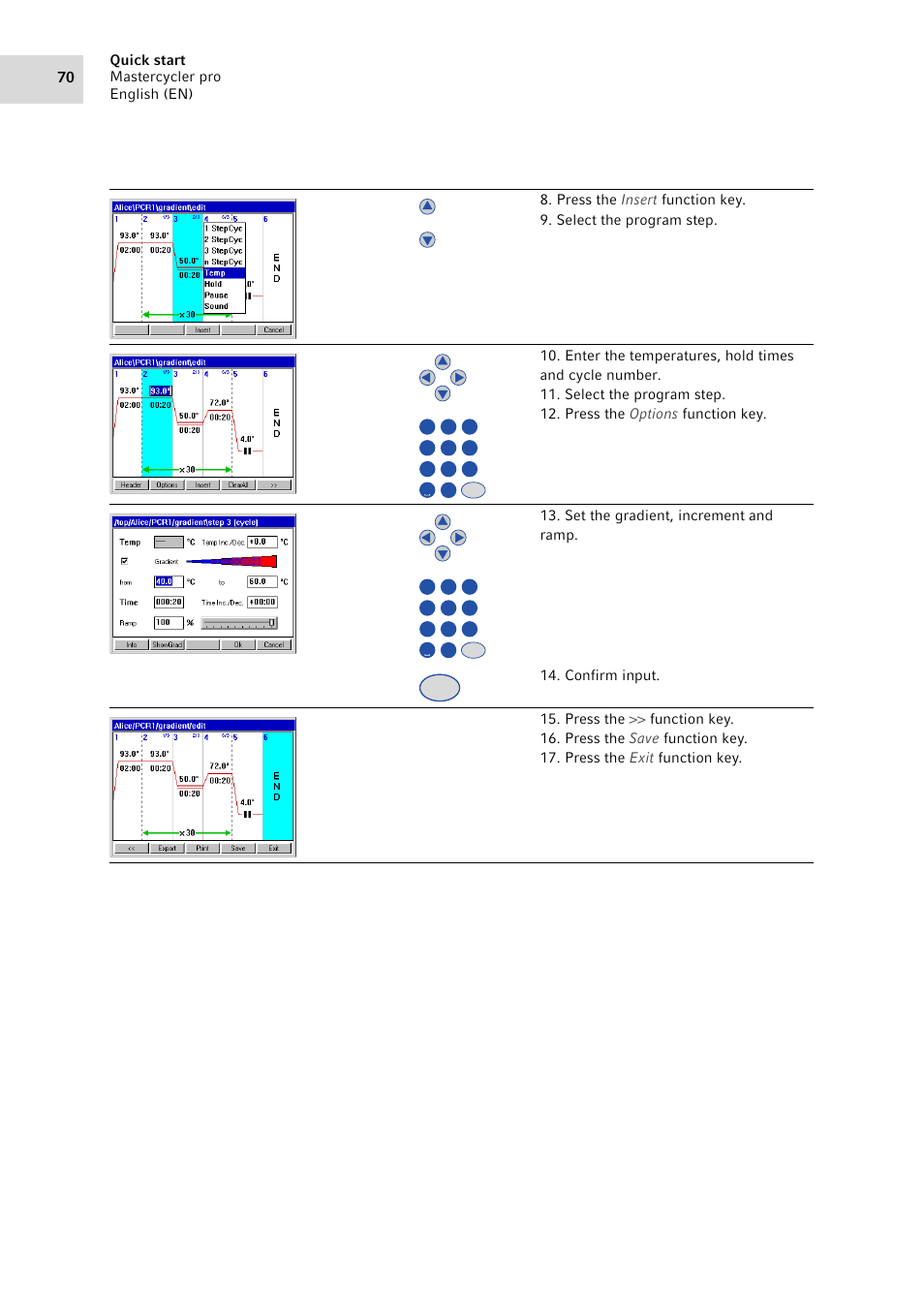 Eppendorf Mastercycler pro User Manual | Page 70 / 94