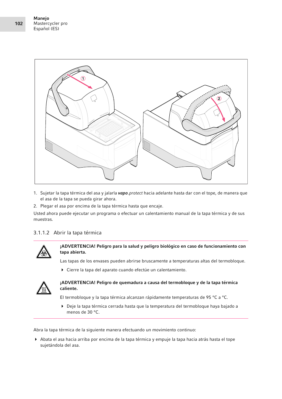 Eppendorf Mastercycler pro User Manual | Page 102 / 118