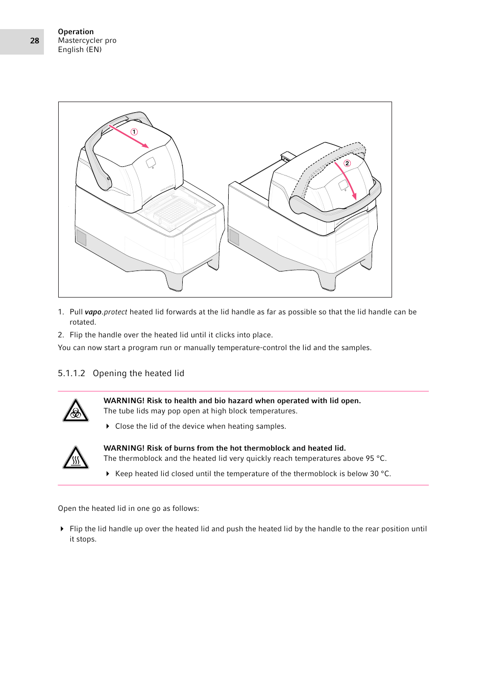 Eppendorf Mastercycler pro User Manual | Page 28 / 118