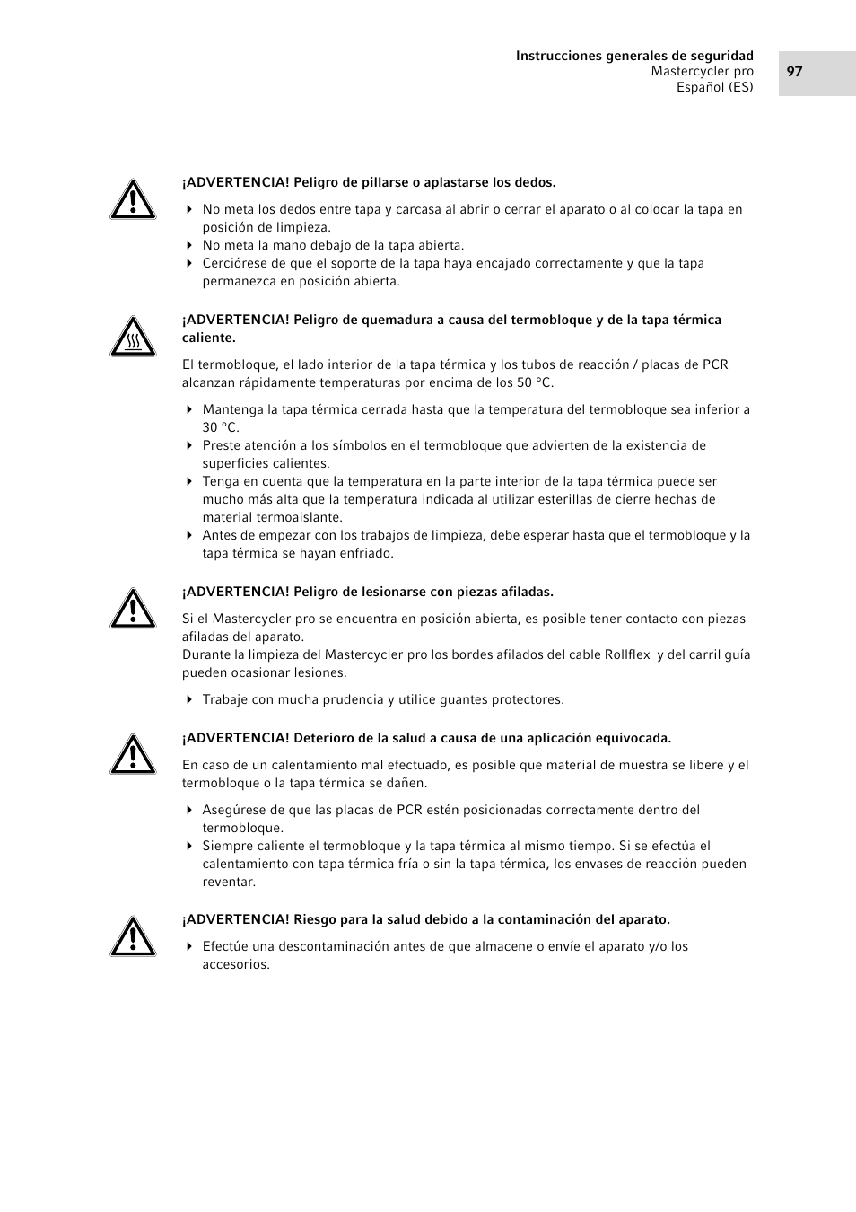 Eppendorf Mastercycler pro User Manual | Page 97 / 118