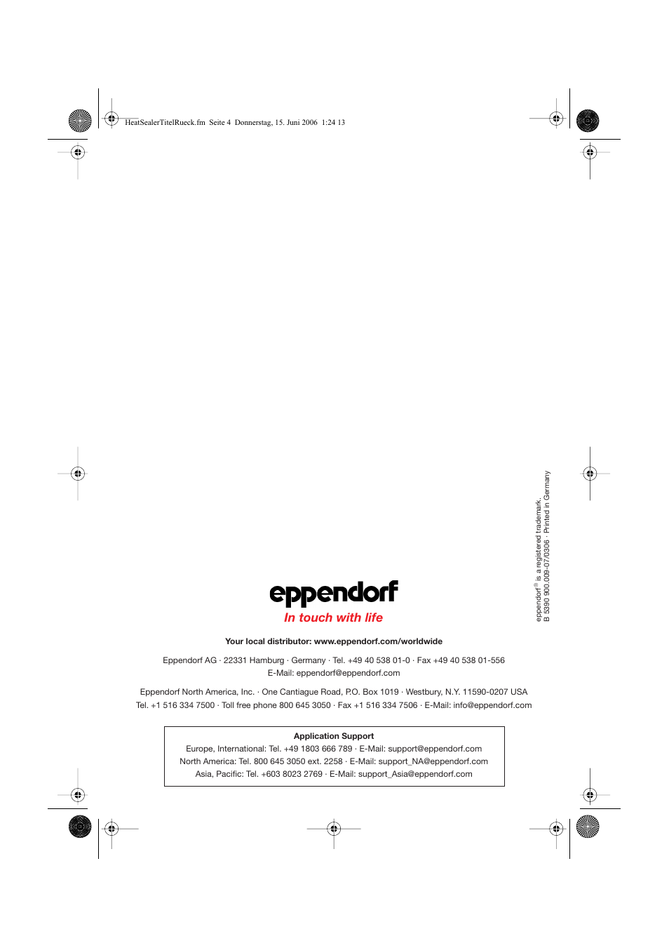 Eppendorf Heat Sealer User Manual | Page 16 / 16