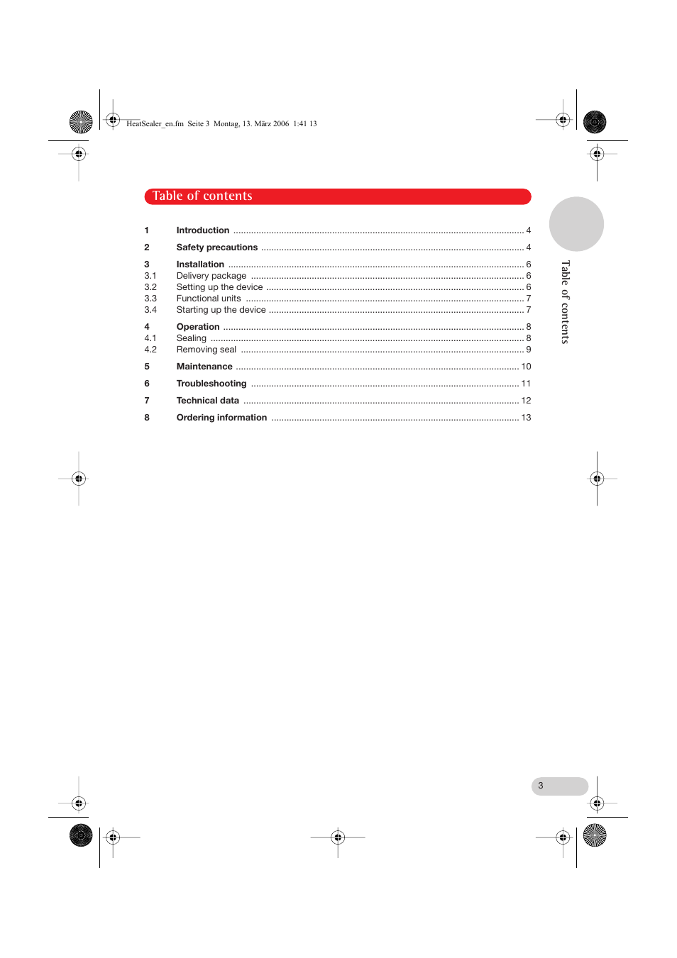 Eppendorf Heat Sealer User Manual | Page 3 / 16