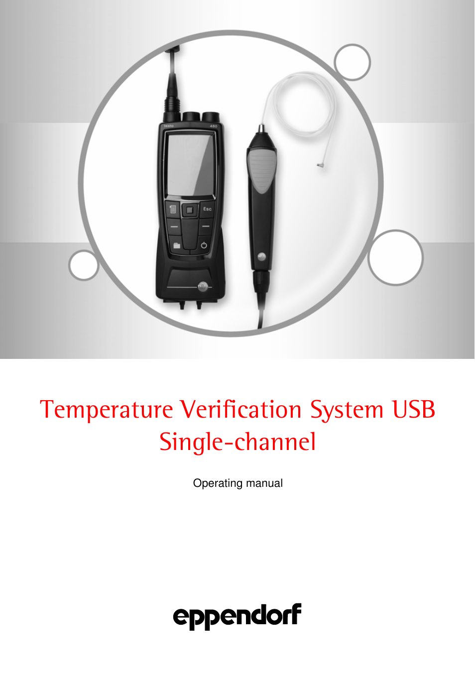 Eppendorf Temperature Verification System User Manual | 40 pages