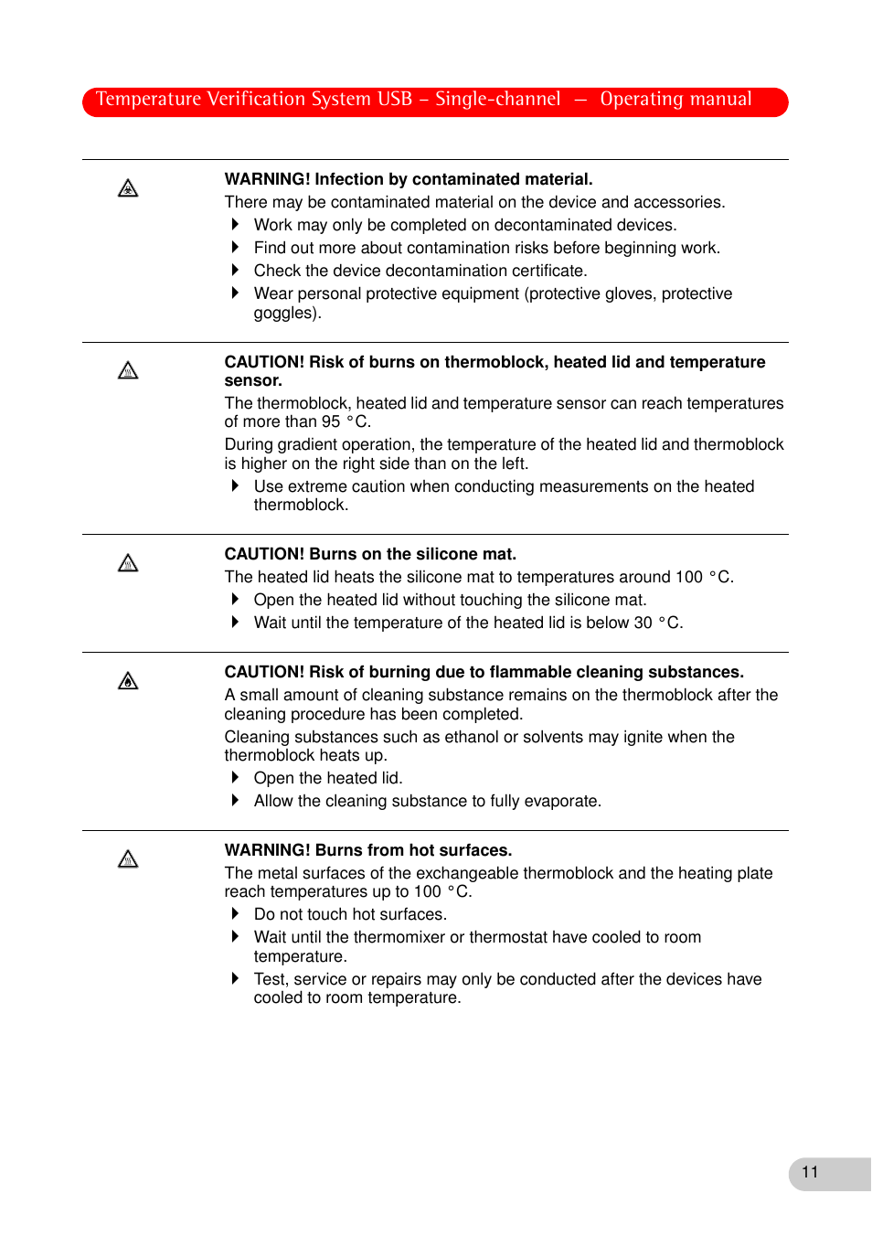Eppendorf Temperature Verification System User Manual | Page 11 / 40