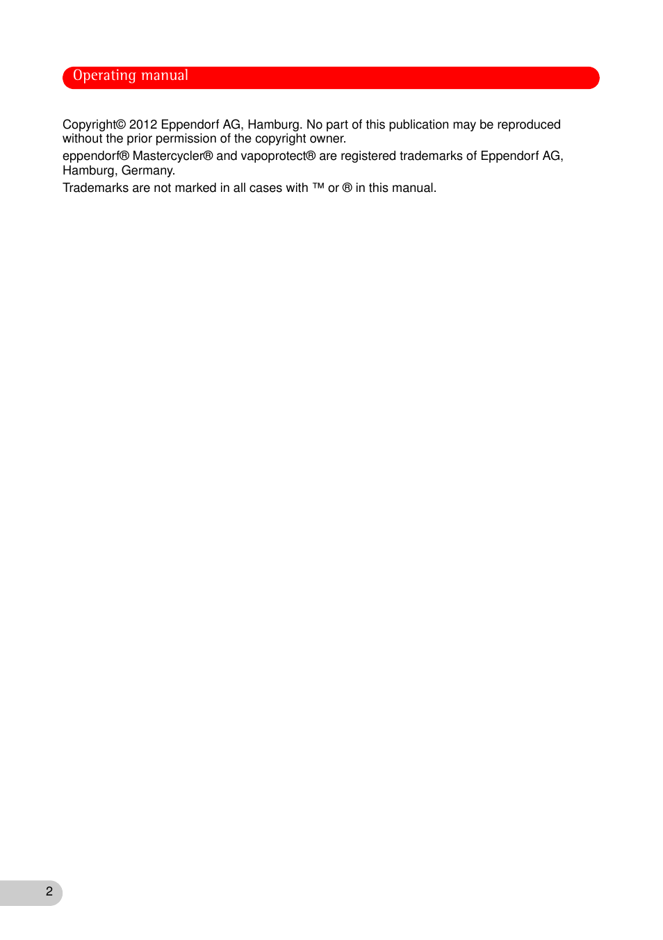 Eppendorf Temperature Verification System User Manual | Page 2 / 40