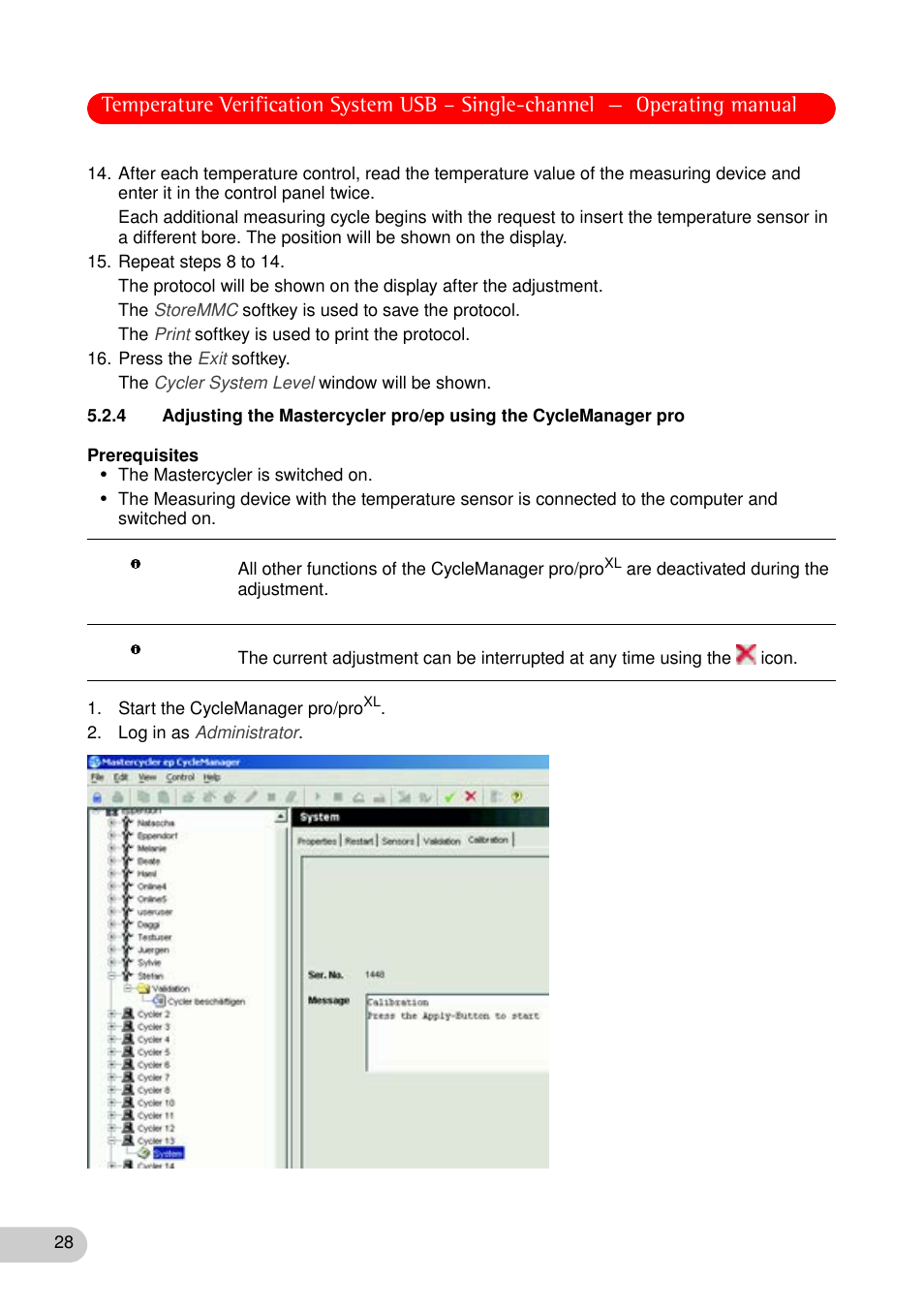 Eppendorf Temperature Verification System User Manual | Page 28 / 40