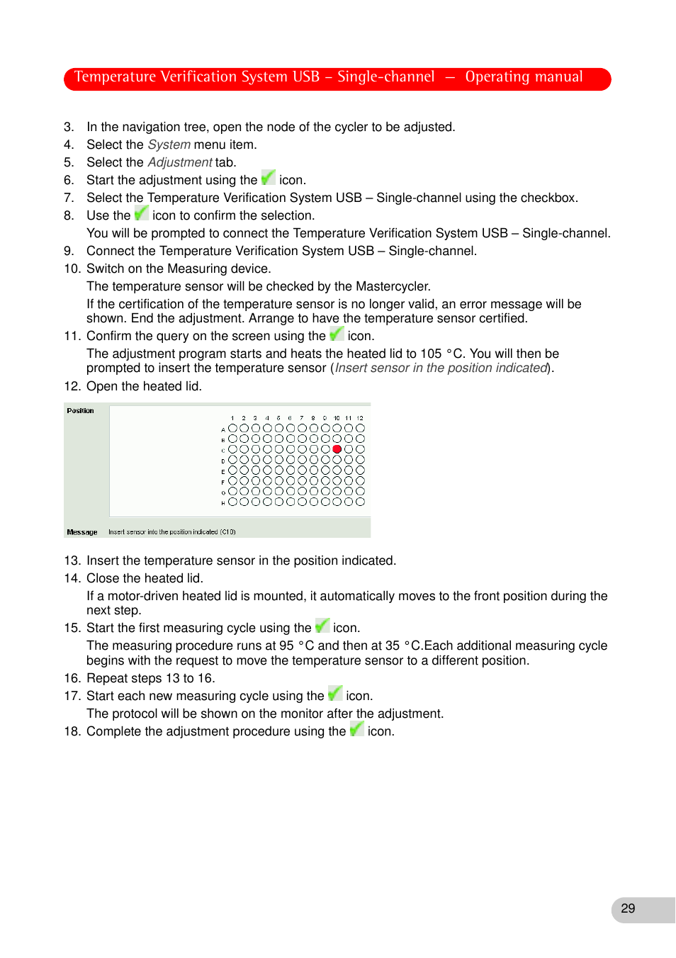 Eppendorf Temperature Verification System User Manual | Page 29 / 40
