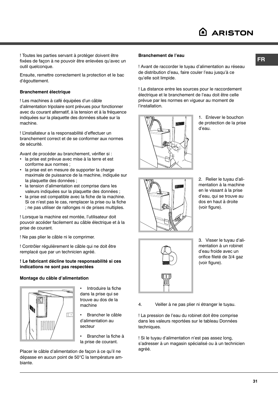 Ariston MCA 15 NA P User Manual | Page 31 / 76