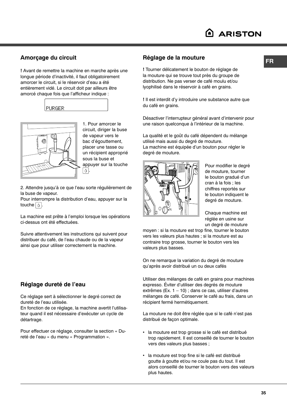 Ariston MCA 15 NA P User Manual | Page 35 / 76