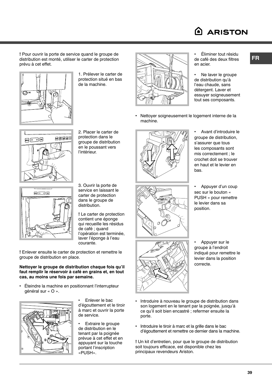 Ariston MCA 15 NA P User Manual | Page 39 / 76