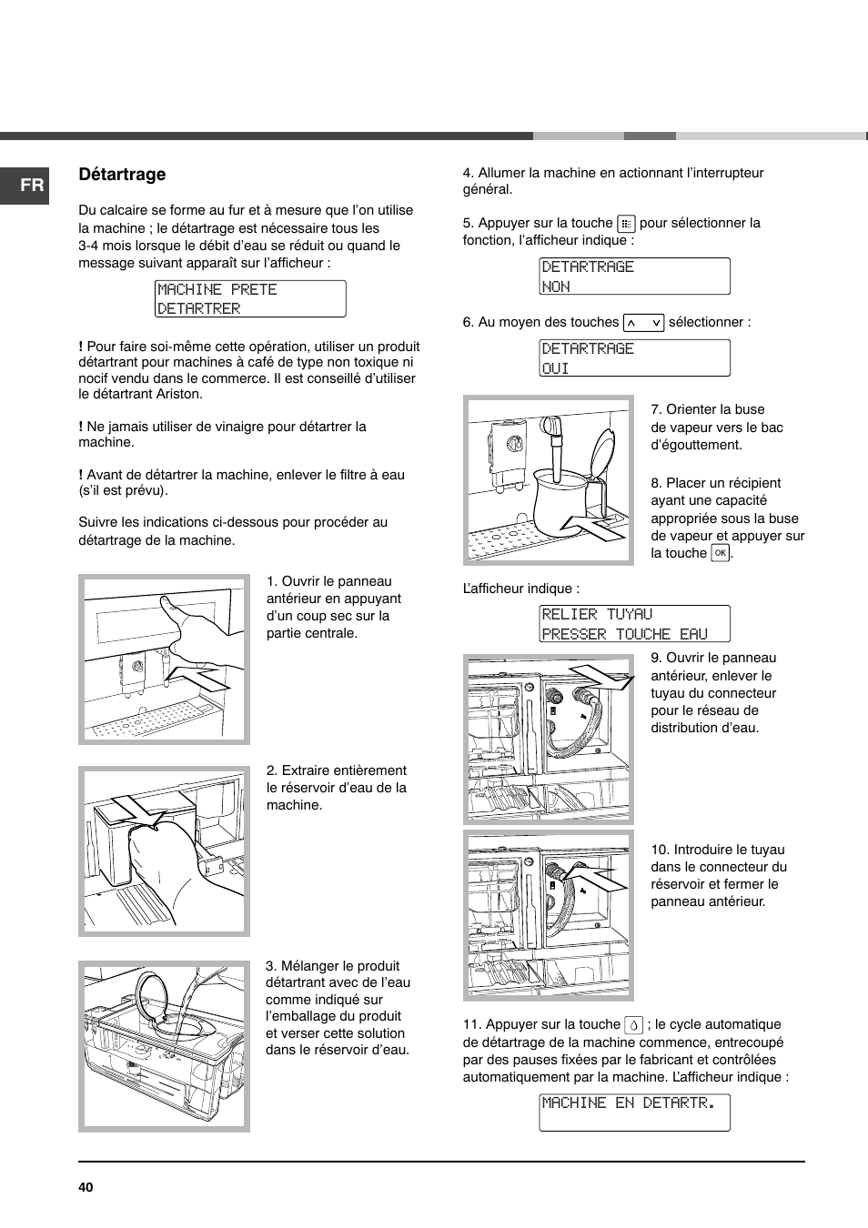 Ariston MCA 15 NA P User Manual | Page 40 / 76