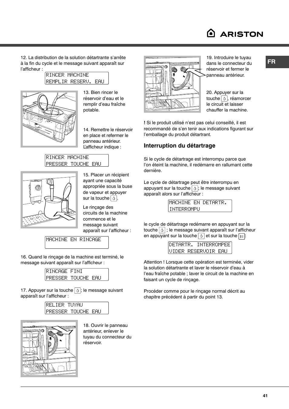 Ariston MCA 15 NA P User Manual | Page 41 / 76