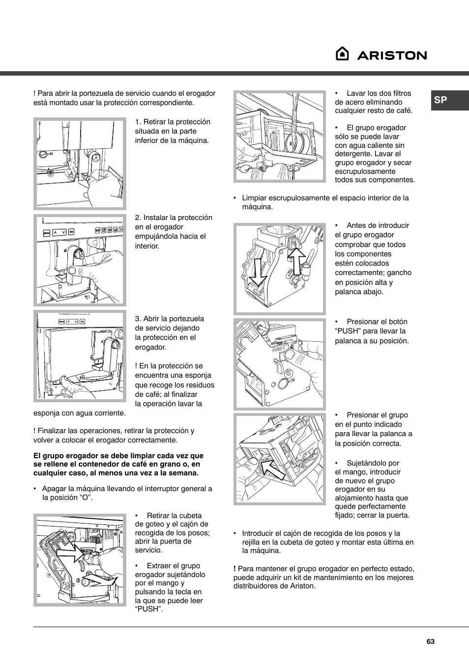 Ariston MCA 15 NA P User Manual | Page 63 / 76