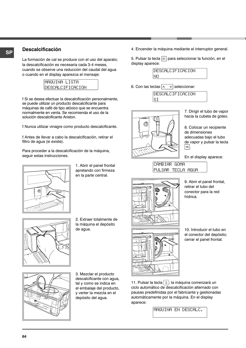 Ariston MCA 15 NA P User Manual | Page 64 / 76