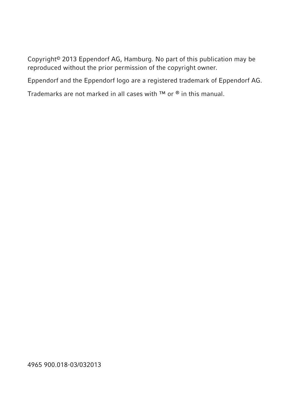 Eppendorf Top Buret M / H User Manual | Page 2 / 42