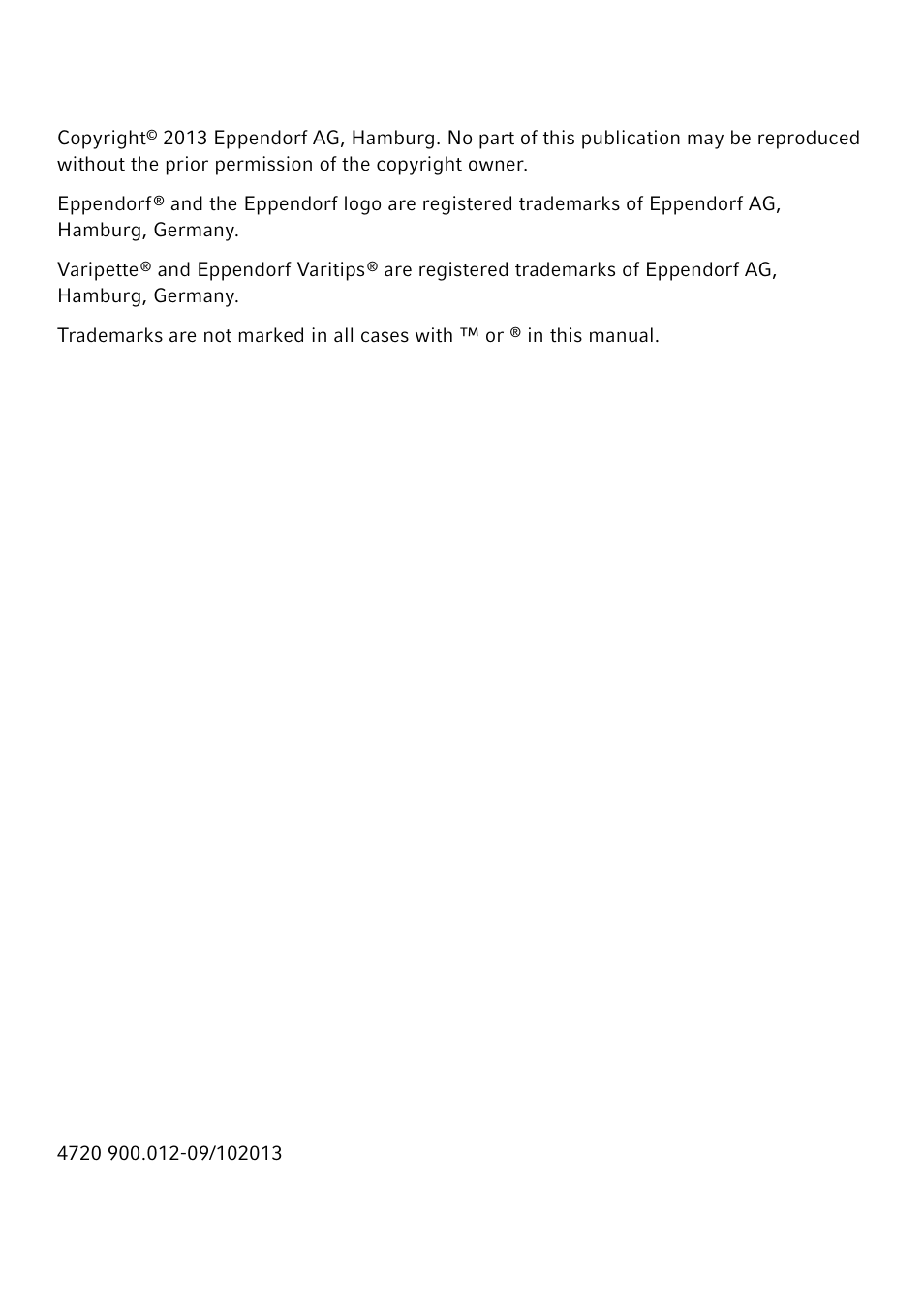 Eppendorf Maxipettor 4720 User Manual | Page 2 / 20