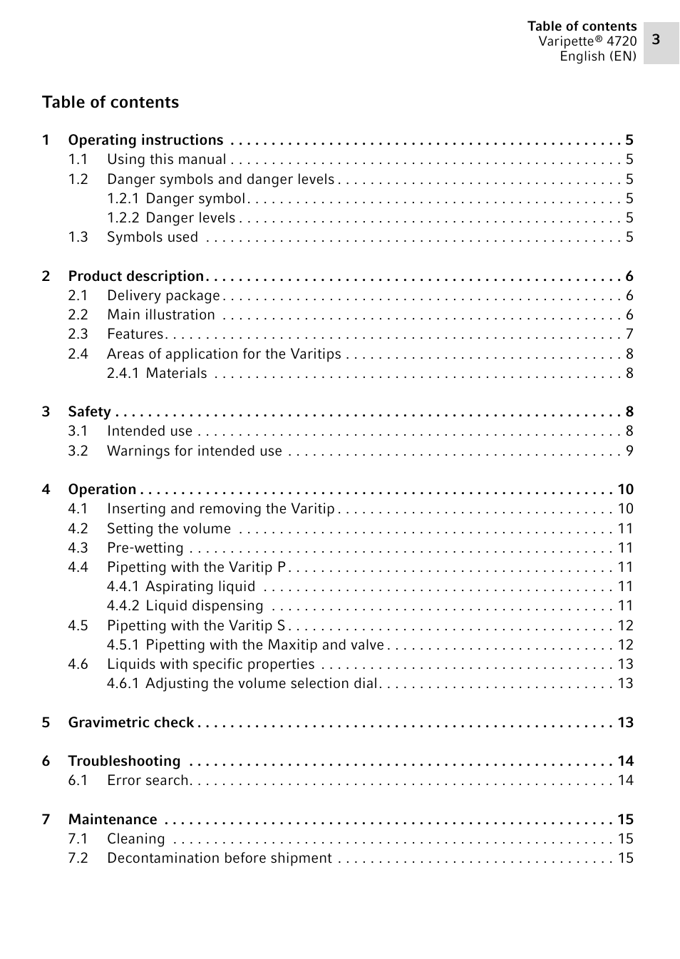 Eppendorf Maxipettor 4720 User Manual | Page 3 / 20