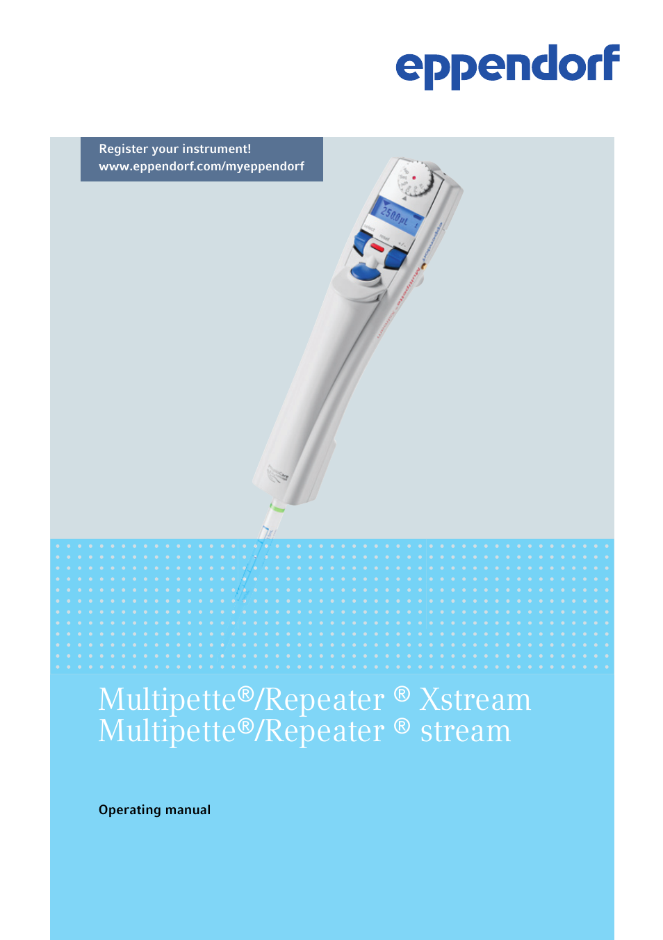Eppendorf Multipette Xstream User Manual | 58 pages