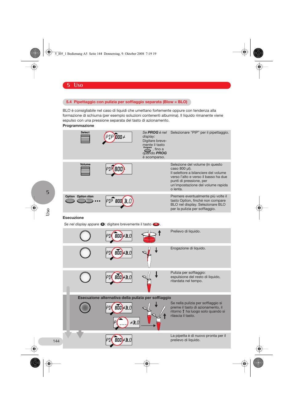 5 uso | Eppendorf Research pro User Manual | Page 16 / 64