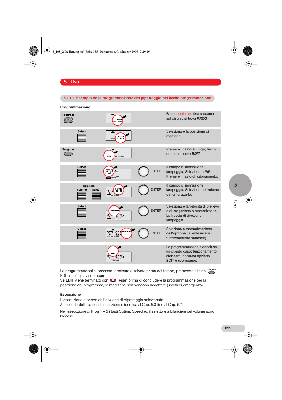 5 uso | Eppendorf Research pro User Manual | Page 27 / 64