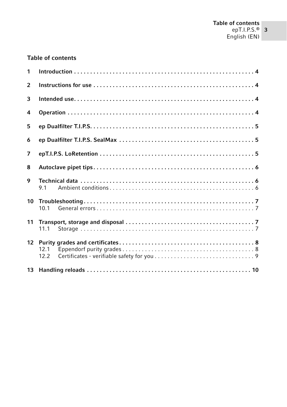 Eppendorf epT.I.P.S.Version B User Manual | Page 3 / 12