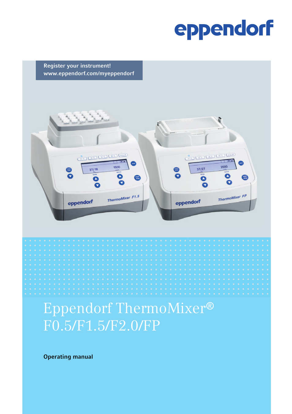 Eppendorf ThermoMixer FP User Manual | 40 pages