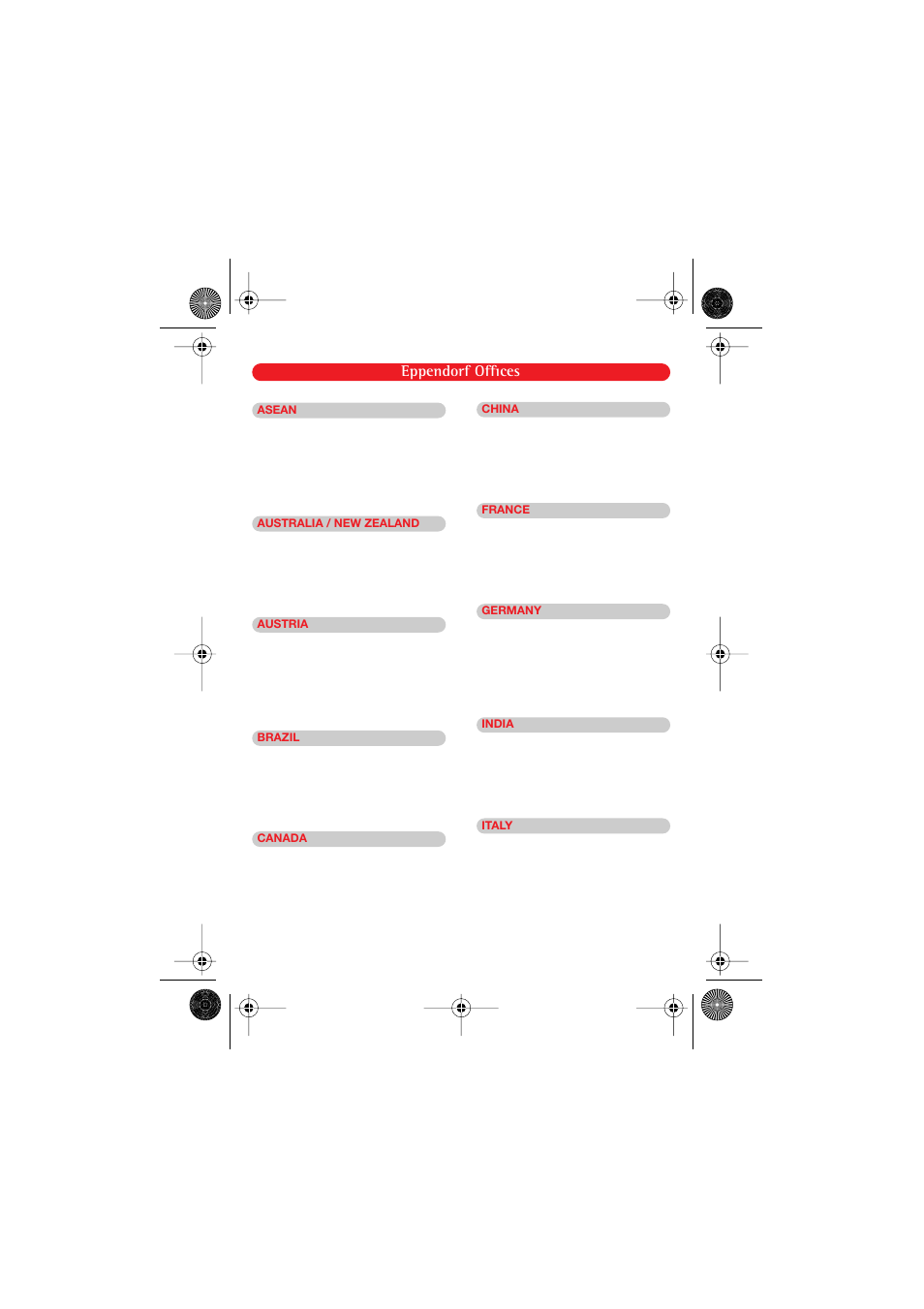 Eppendorf offices | Eppendorf Thermoblock for slides DC User Manual | Page 12 / 14