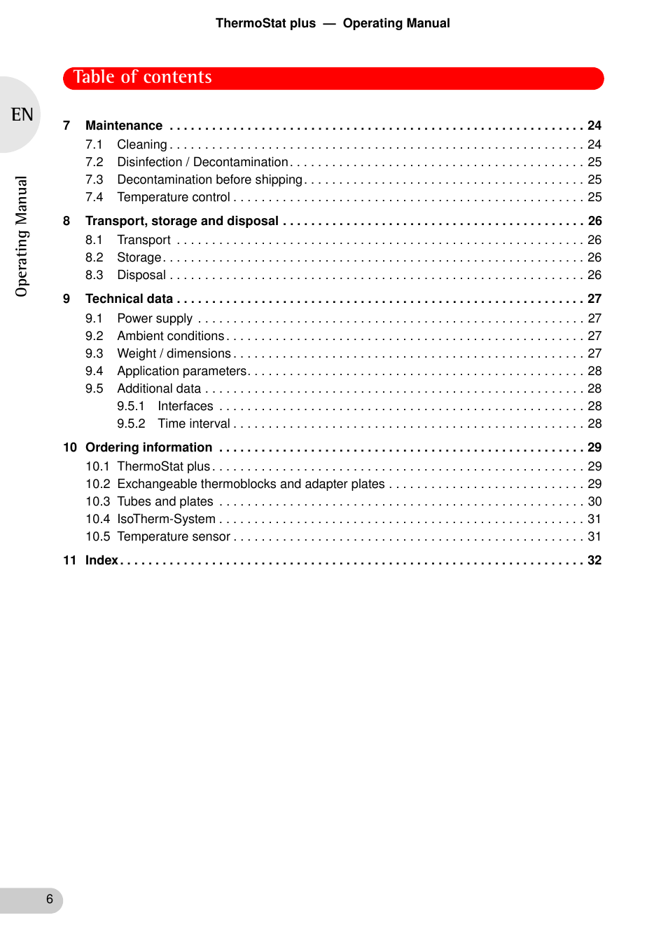 Eppendorf ThermoStat plus User Manual | Page 4 / 33