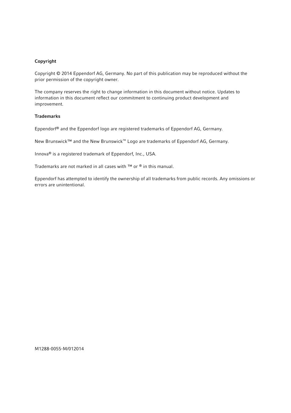 Eppendorf CO2 Back-up System User Manual | Page 2 / 40