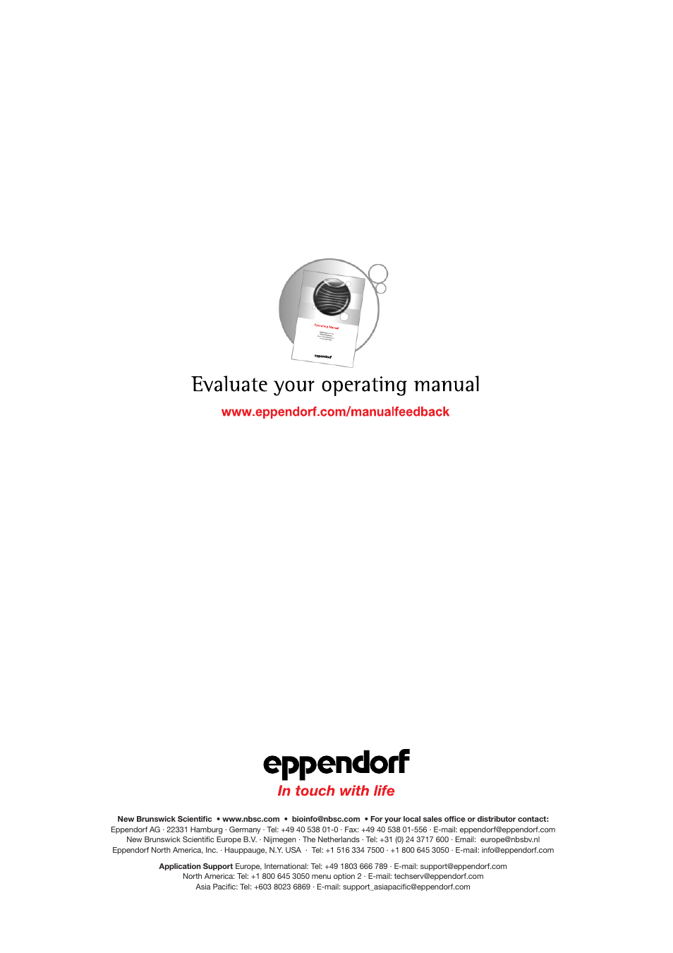 Eppendorf New Brunswick -86 °C Freezers Innova U360 User Manual | Page 46 / 46