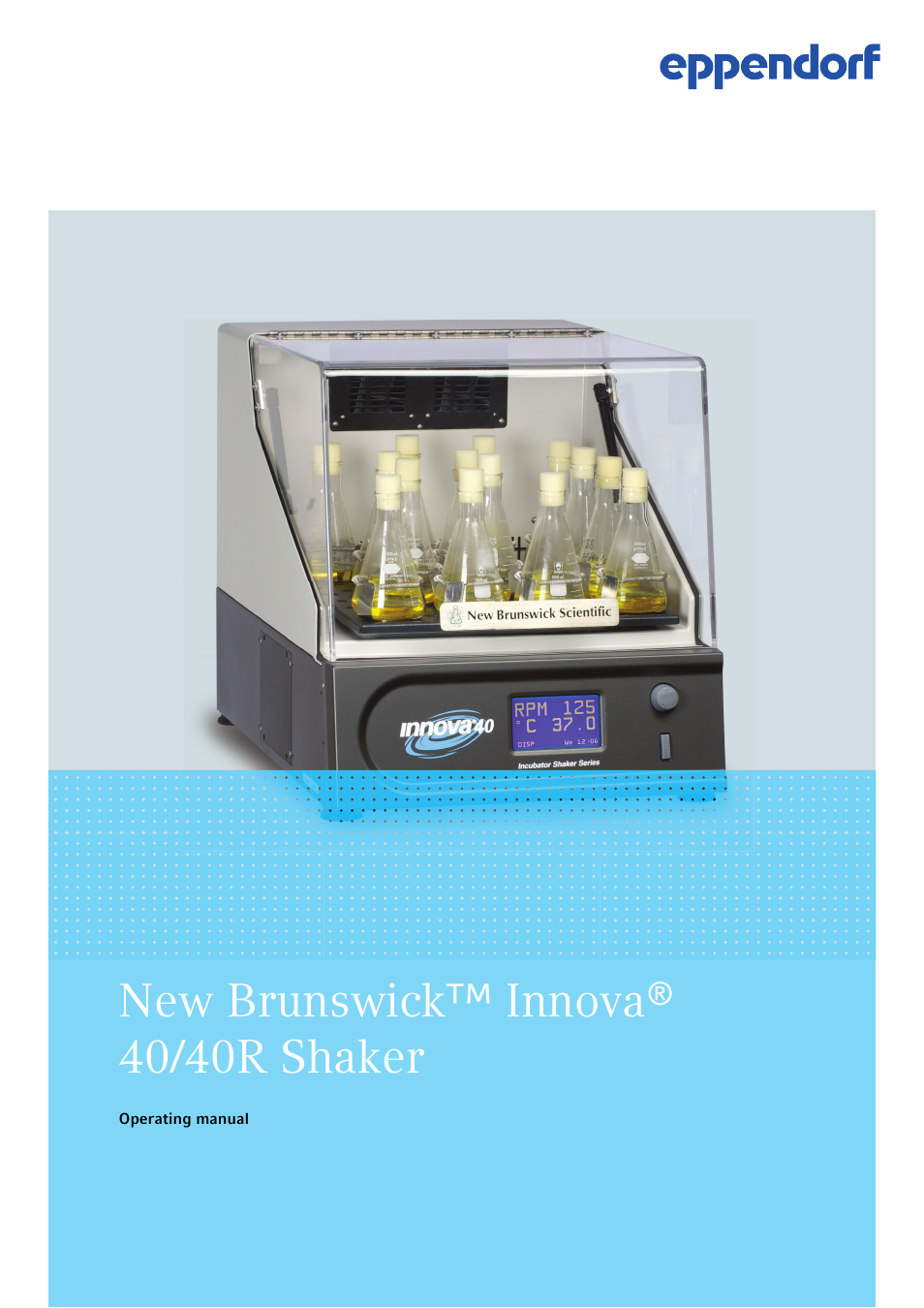 Eppendorf Innova 40R Shaker User Manual | 64 pages