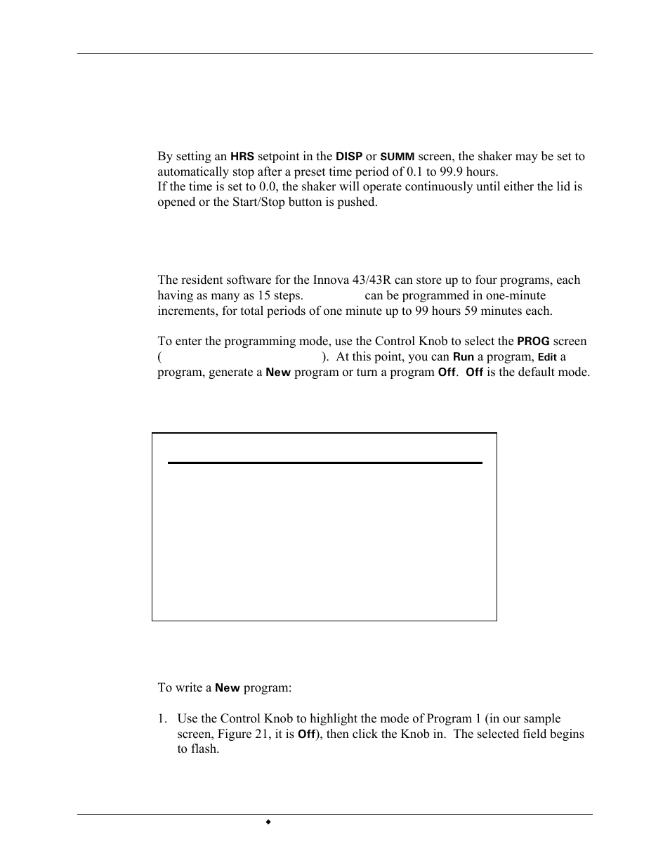 Prog th 16:23, Programs | Eppendorf Innova 43R Incubator Shakers User Manual | Page 42 / 86