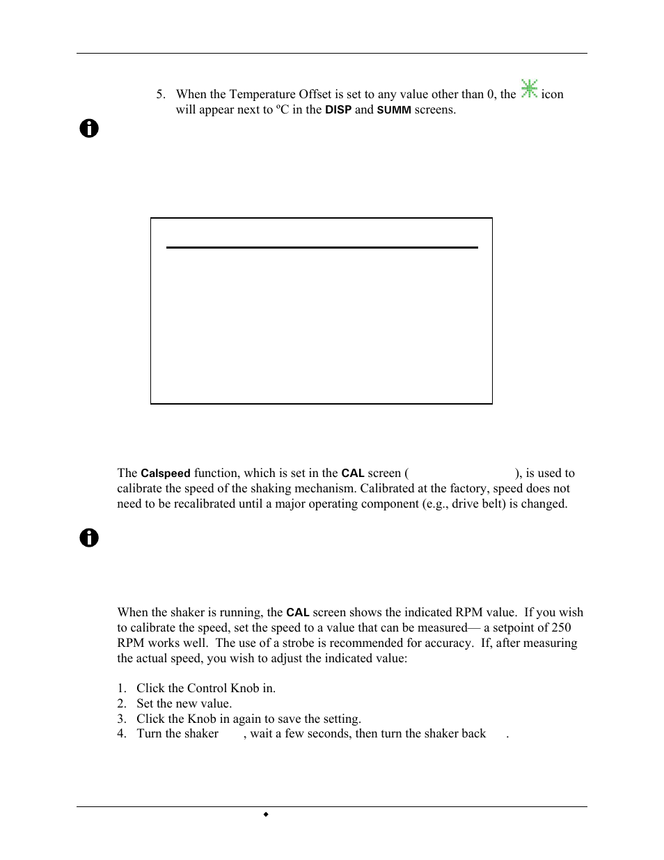 Cal th 16:22, Calibrate | Eppendorf Innova 43R Incubator Shakers User Manual | Page 48 / 86