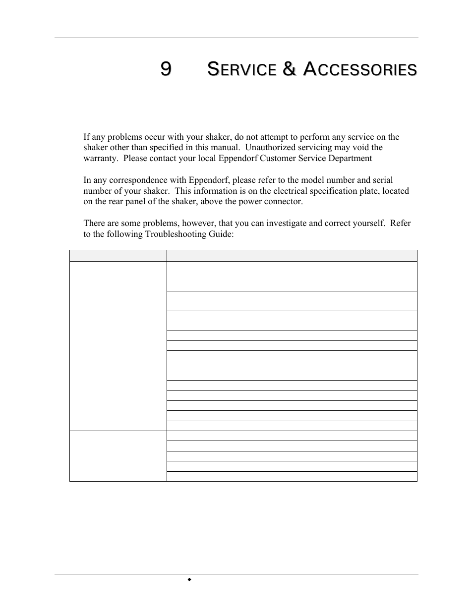 9s s | Eppendorf Innova 43R Incubator Shakers User Manual | Page 52 / 86