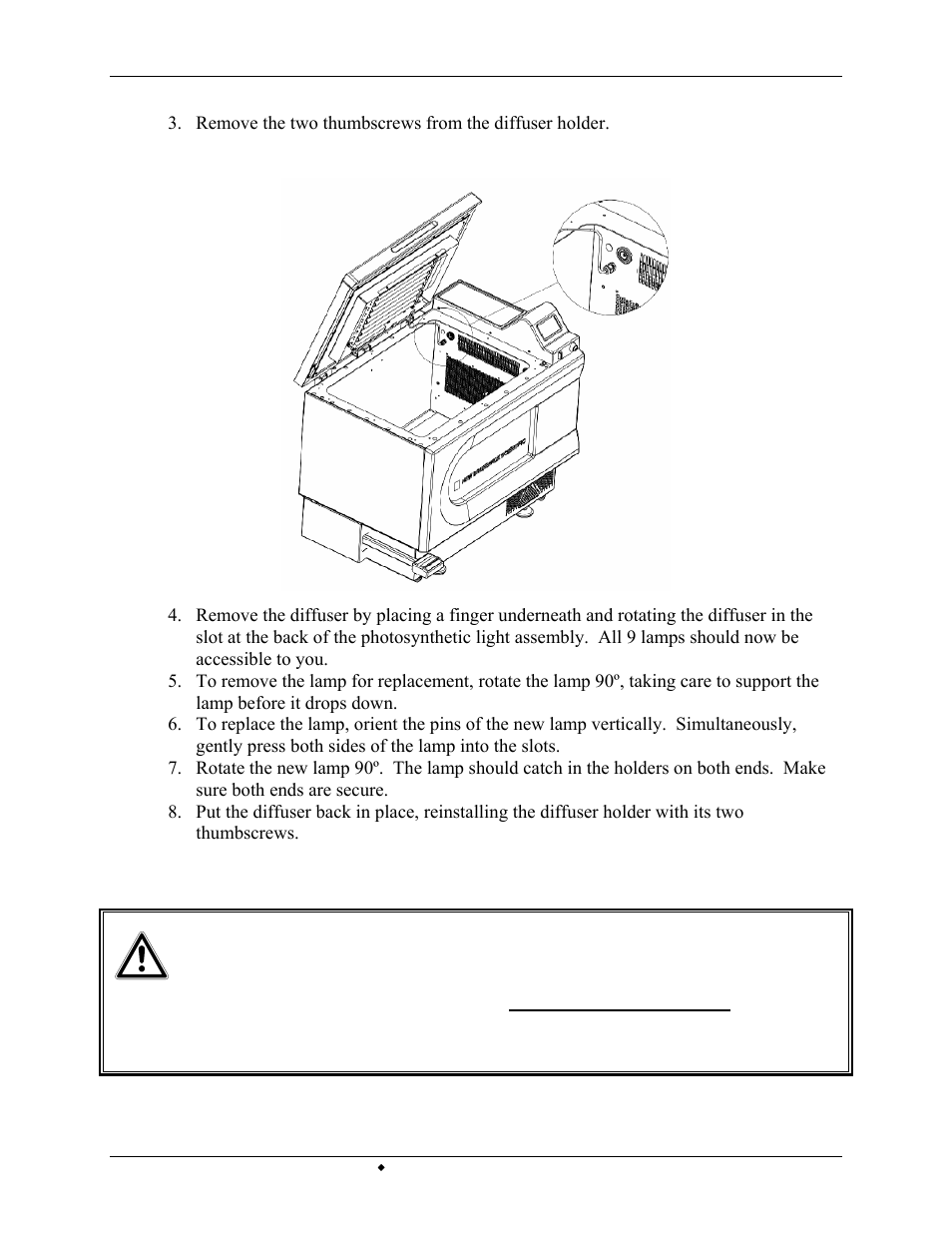 Warning | Eppendorf Innova 43R Incubator Shakers User Manual | Page 58 / 86