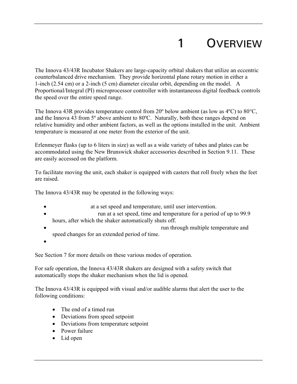 1o o | Eppendorf Innova 43R Incubator Shakers User Manual | Page 7 / 86