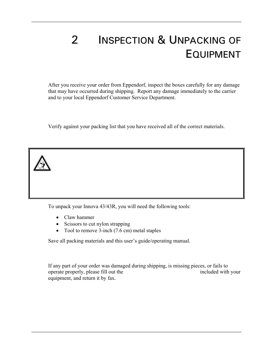 2i i | Eppendorf Innova 43R Incubator Shakers User Manual | Page 9 / 86