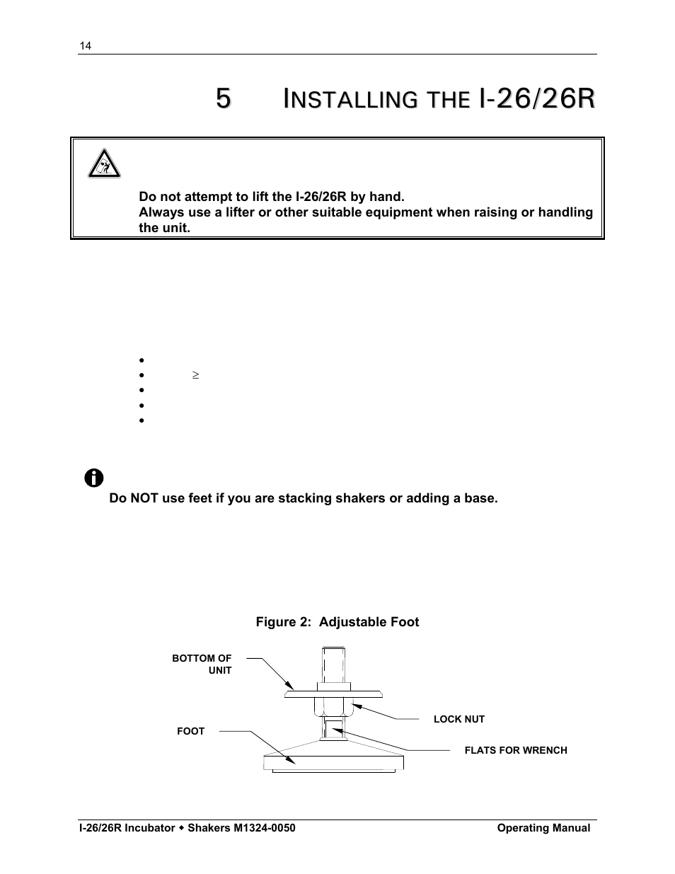 5i i | Eppendorf I-26R Large Stackable Incubator Shakers User Manual | Page 14 / 54