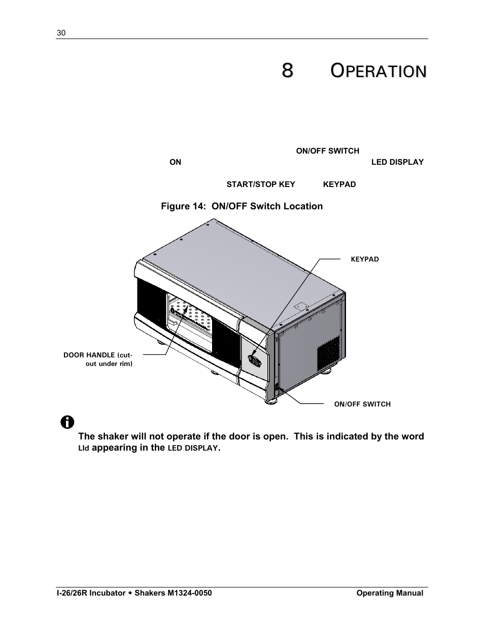 8o o | Eppendorf I-26R Large Stackable Incubator Shakers User Manual | Page 30 / 54