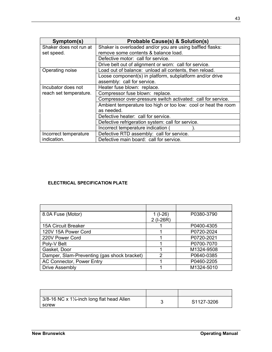 Eppendorf I-26R Large Stackable Incubator Shakers User Manual | Page 43 / 54