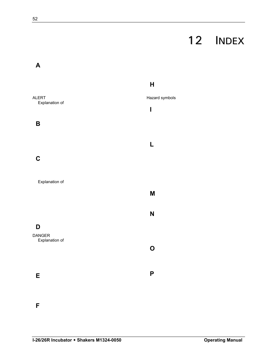 12 2 i i | Eppendorf I-26R Large Stackable Incubator Shakers User Manual | Page 52 / 54