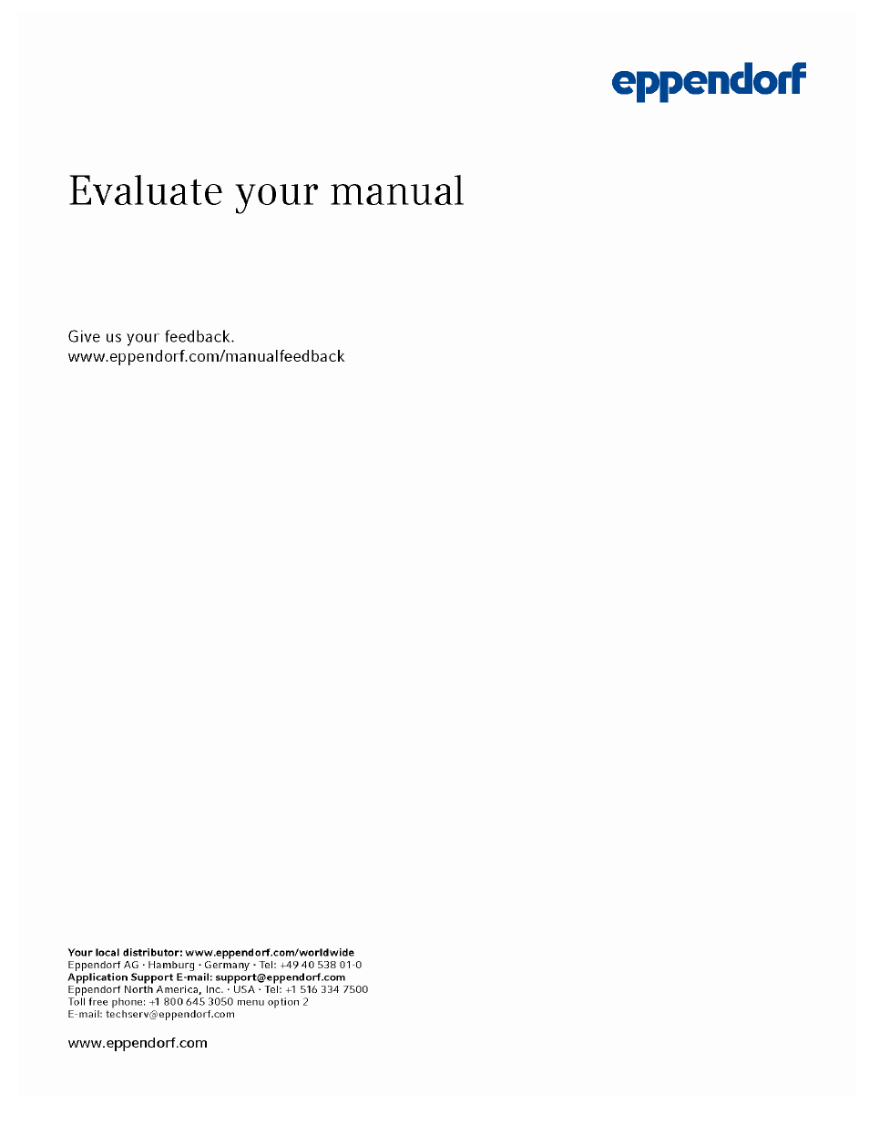 Eppendorf I-26R Large Stackable Incubator Shakers User Manual | Page 54 / 54